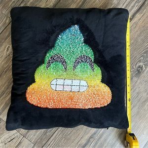 Rainbow Emoji pillow